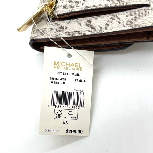 Michael Kors Large Trifold Wallet - Picture 5 of 7
